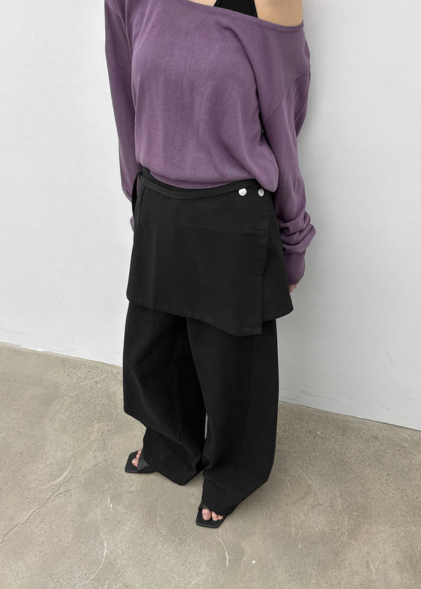 Delco Set - Wrap Skirt, Pants