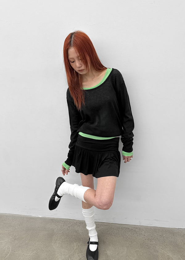 Latof Tencel Basic Long Sleeve T-Shirt