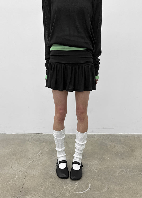 Fofree Shirring Mini Skort