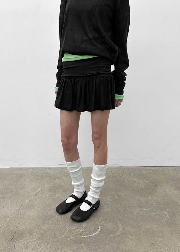 Fofree Shirring Mini Skort