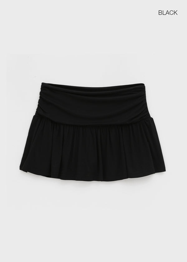 Fofree Shirring Mini Skort