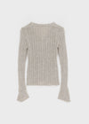 Haen V-neck Slim Ribbed Cardigan
