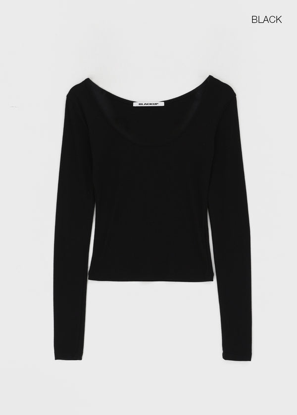 [MADE] Zencu U-Neck Layered Long-Sleeve Tee