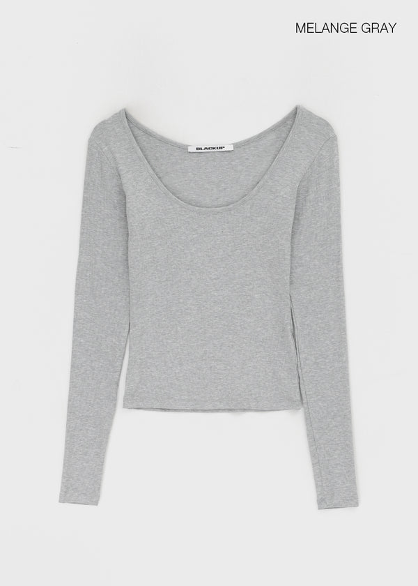 [MADE] Zencu U-Neck Layered Long-Sleeve Tee