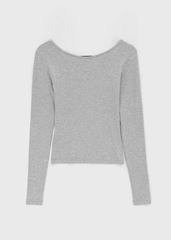 [MADE] Zencu U-Neck Layered Long-Sleeve Tee