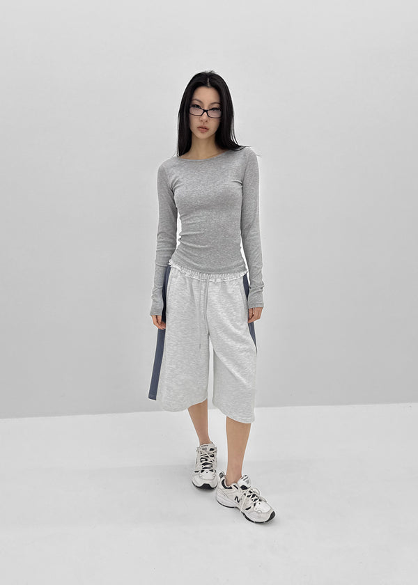 [MADE] Zencu Boat-Neck Long-Sleeve Tee