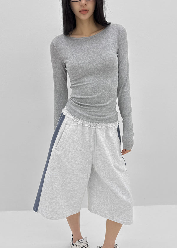 [MADE] Zencu Boat-Neck Long-Sleeve Tee