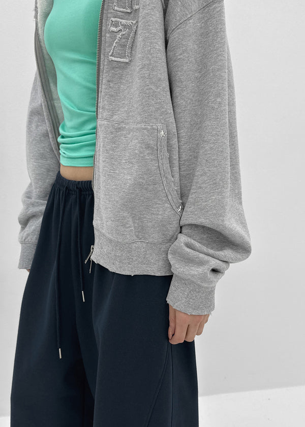 [MADE] Plbun Applique Hood Zip-Up (Set Available)