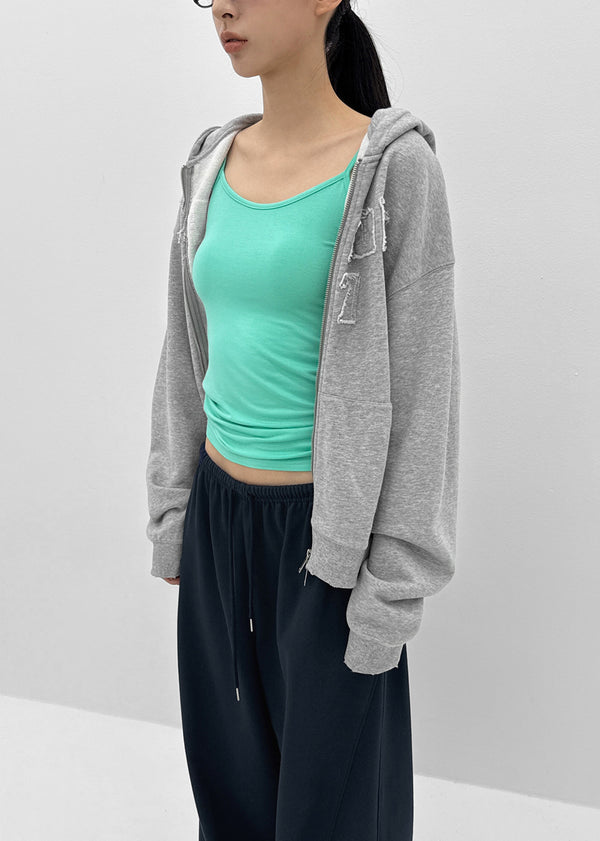 [MADE] Plbun Applique Hood Zip-Up (Set Available)