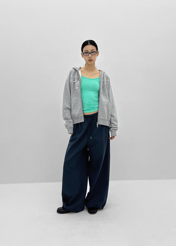 [MADE] Pimpong Panel Wide Banded Pants