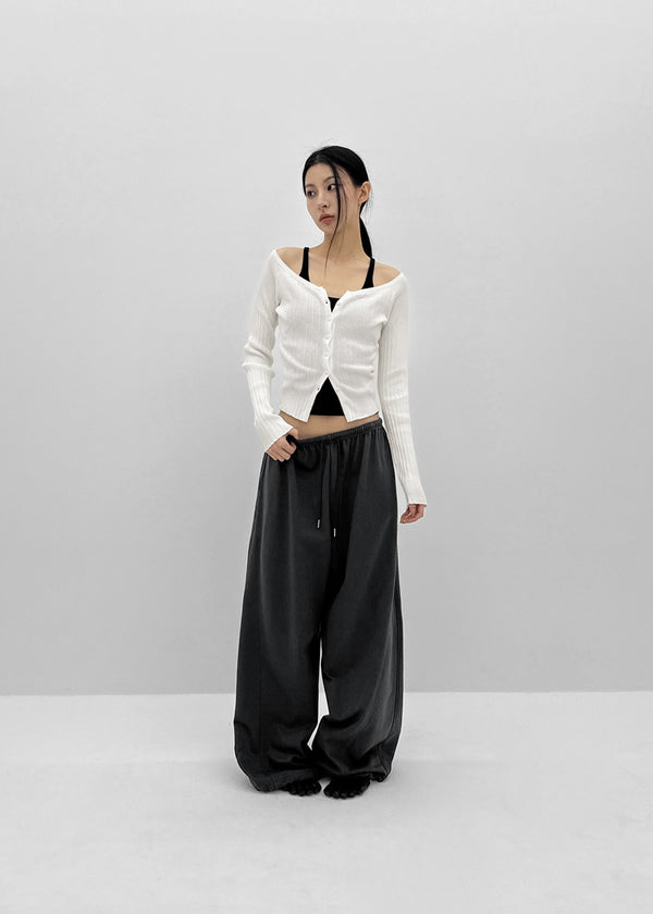 [MADE] Pimpong Panel Wide Banded Pants
