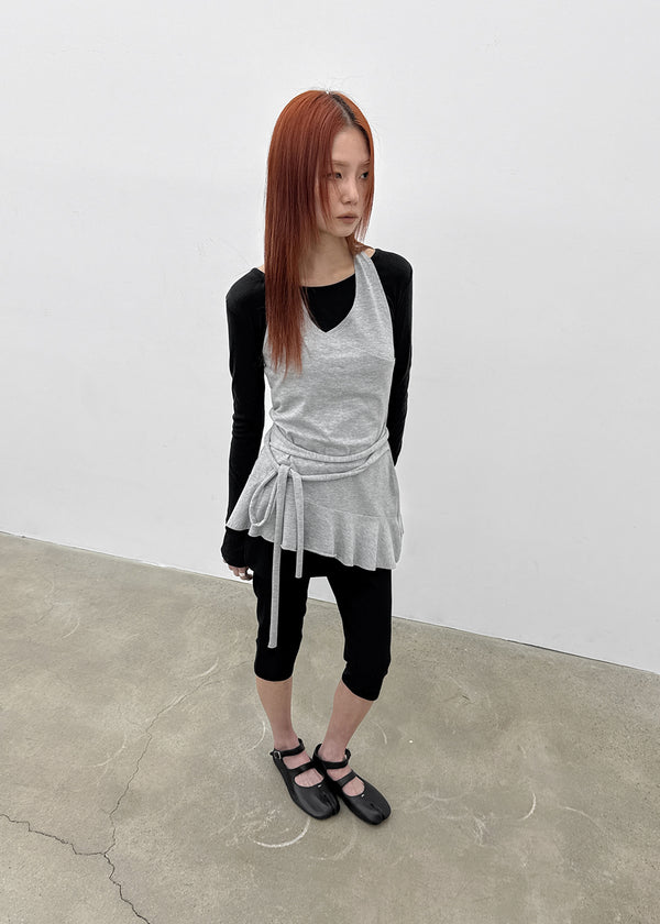 [MADE] Meluti Two-way String Halter Mini Dress