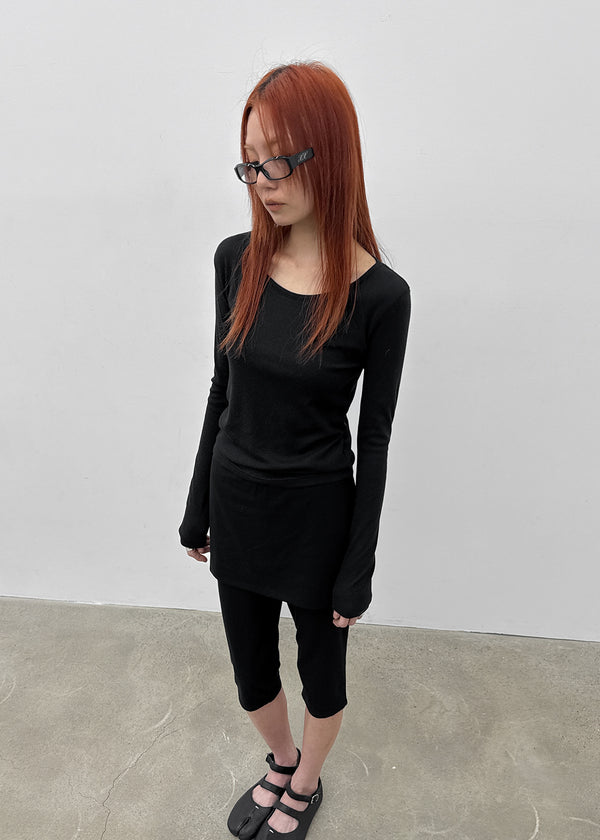 Latof Tencel Basic Long Sleeve T-Shirt