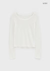 Latof Tencel Basic Long Sleeve T-Shirt