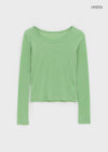 Latof Tencel Basic Long Sleeve T-Shirt