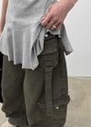 Bricky Pocket Wide Balloon Cargo Pants