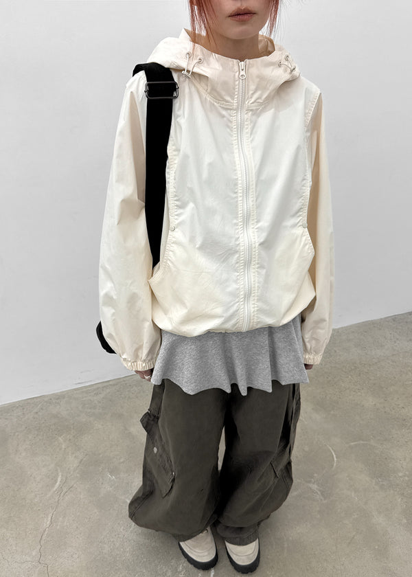 Dinock Hooded Windbreaker Jumper