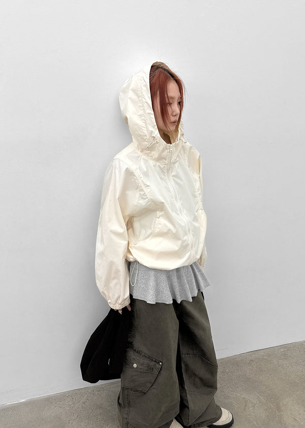 Dinock Hooded Windbreaker Jumper