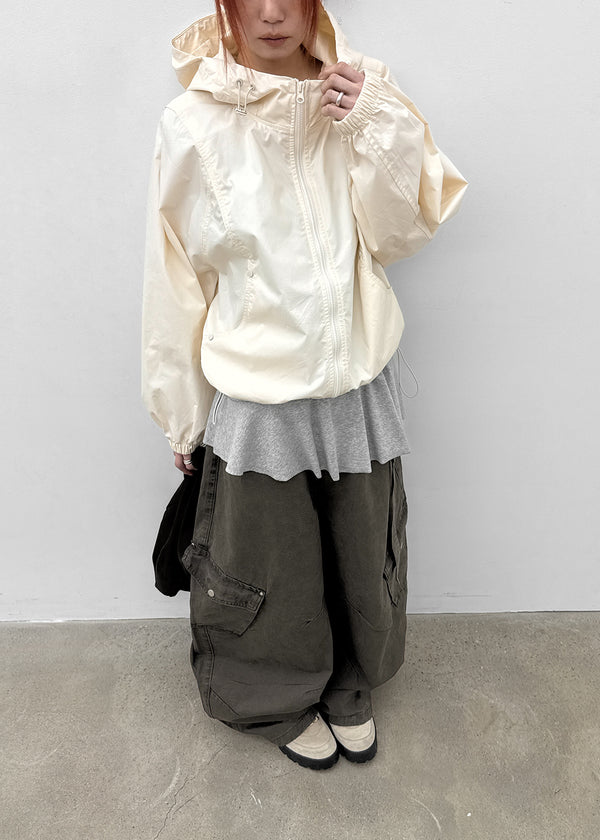 Dinock Hooded Windbreaker Jumper