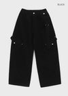 Bricky Pocket Wide Balloon Cargo Pants