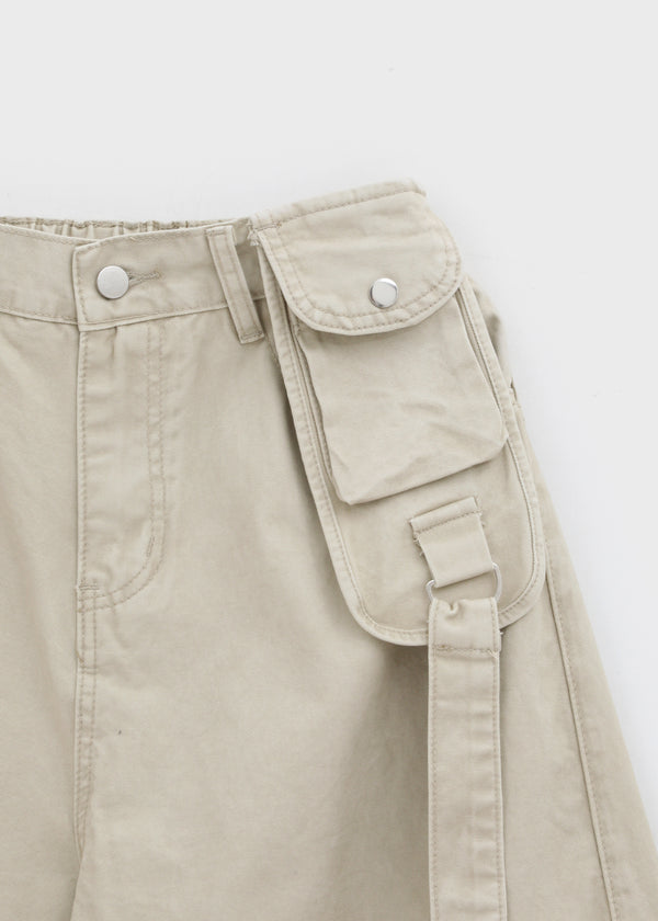 Bricky Pocket Wide Balloon Cargo Pants