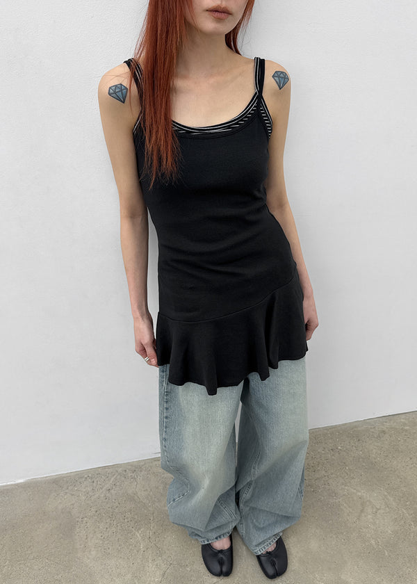 [MADE] Prin Curved Denim Pants