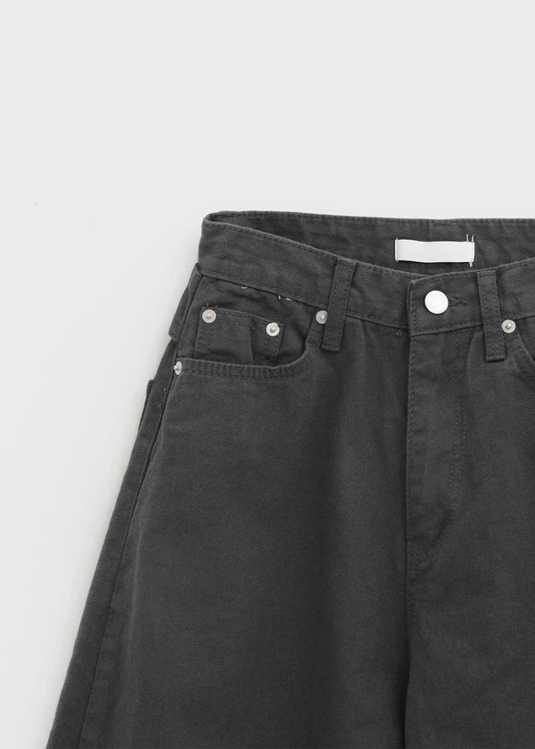 Kund Lace-Up Wide Balloon Cotton Pants