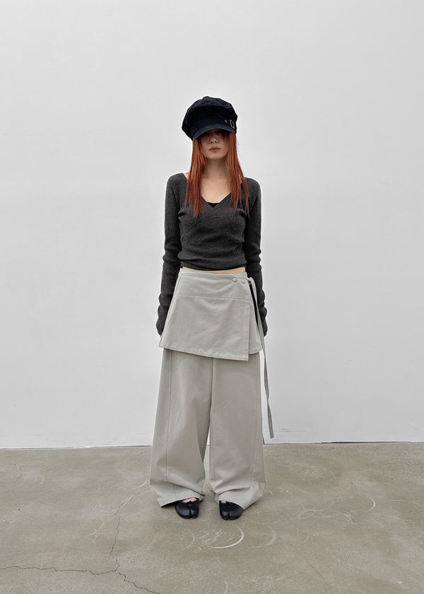 [MADE] Erif Wrap Knit