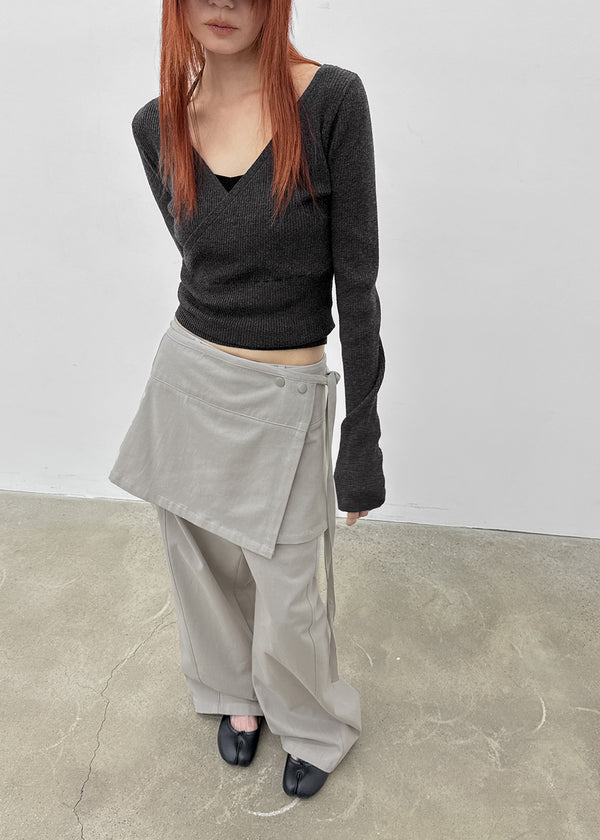 [MADE] Erif Wrap Knit