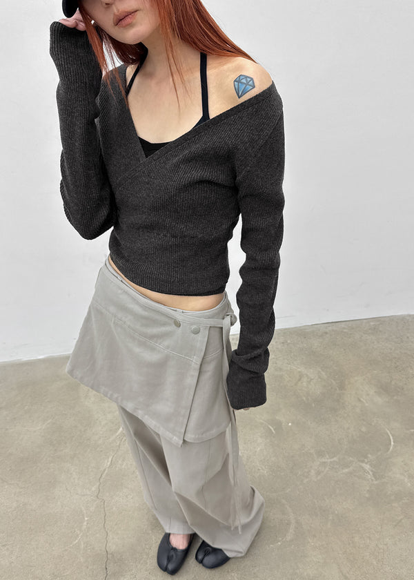 [MADE] Erif Wrap Knit