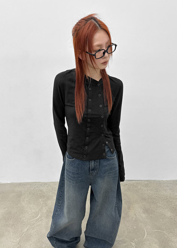 [MADE] Prin Curved Denim Pants