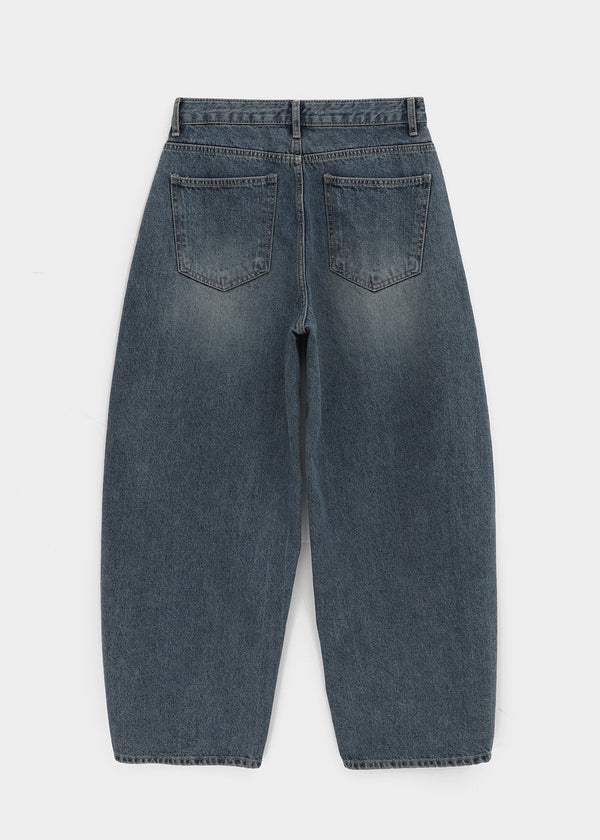[MADE] Prin Curved Denim Pants