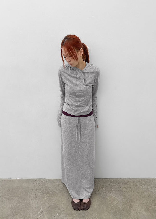 [MADE] Trolle Diagonal Hooded Cardigan