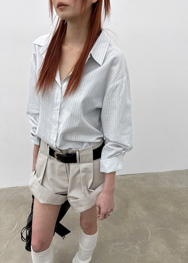 [MADE] Banamon Loose-Fit Stripe Shirt