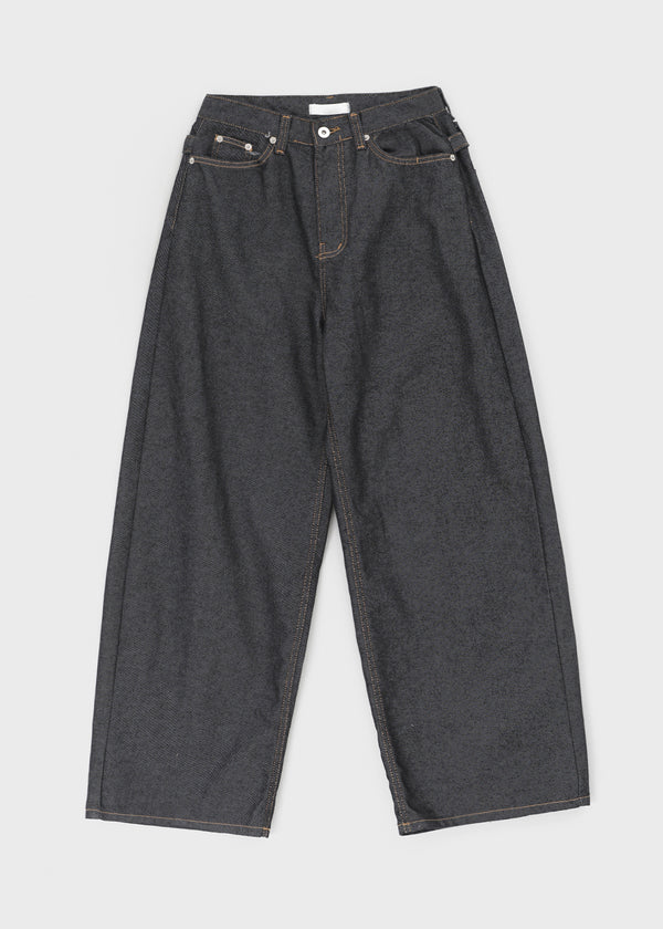 Tenshut Bijou Non-Fade Wide Balloon Denim Pants