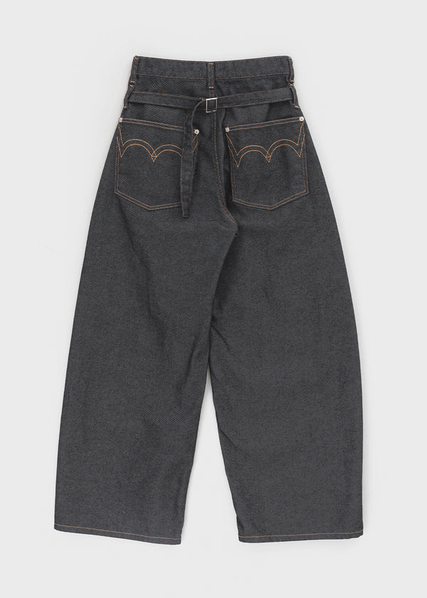 Tenshut Bijou Non-Fade Wide Balloon Denim Pants