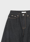 Tenshut Bijou Non-Fade Wide Balloon Denim Pants