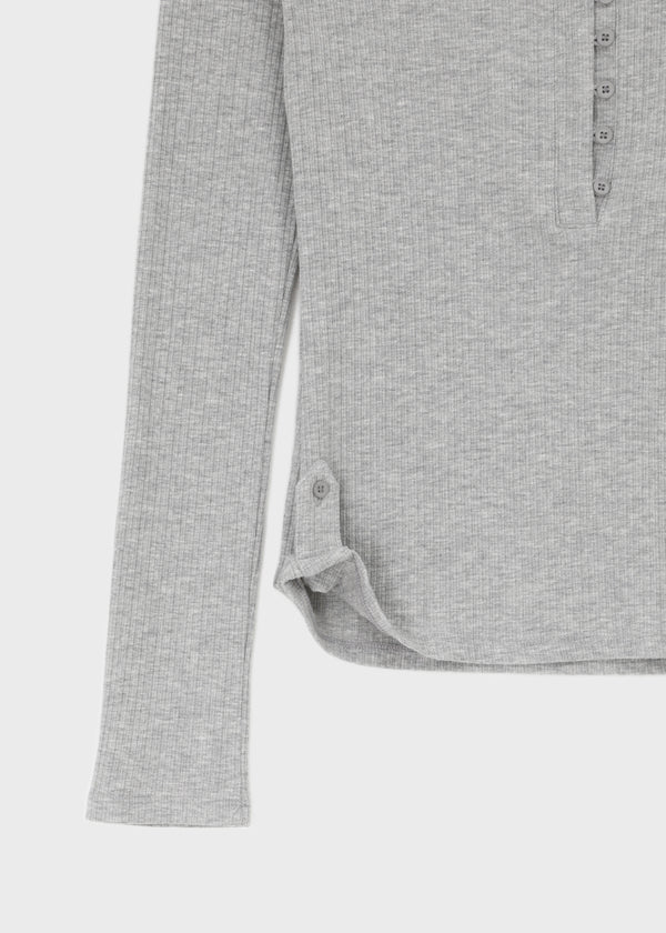 [MADE] Kerity Button Long-Sleeve Tee