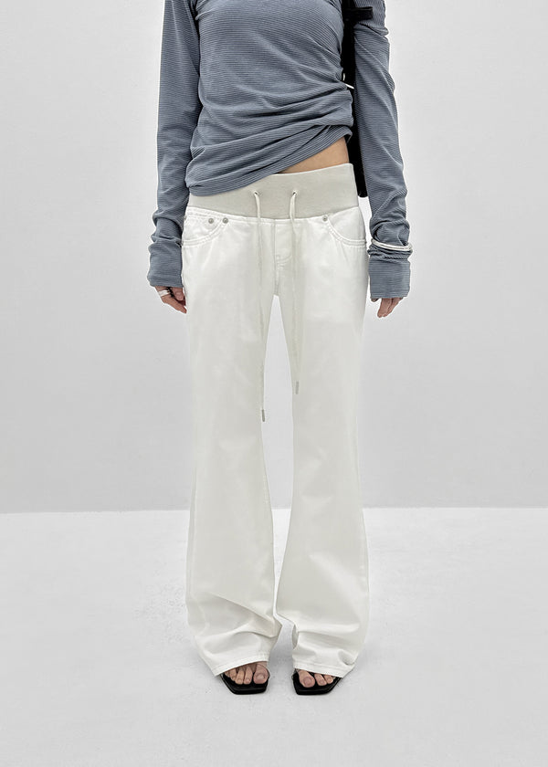 Maven Low-Waist Bootcut Banding Pants