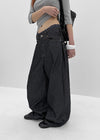 Tenshut Bijou Non-Fade Wide Balloon Denim Pants