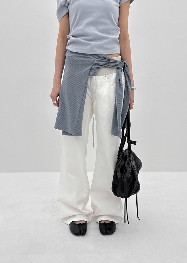 Maven Low-Waist Bootcut Banding Pants