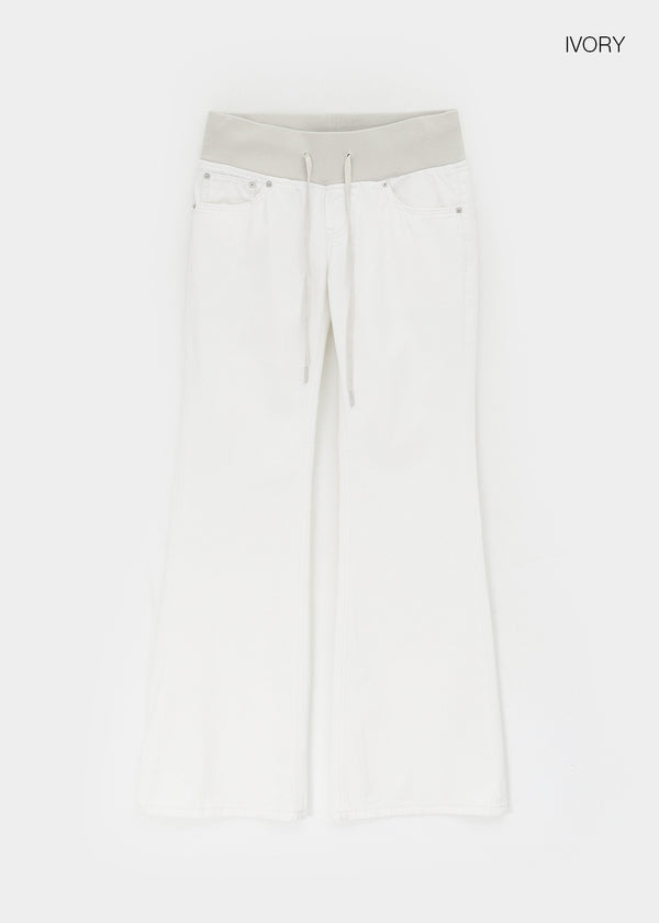 Maven Low-Waist Bootcut Banding Pants
