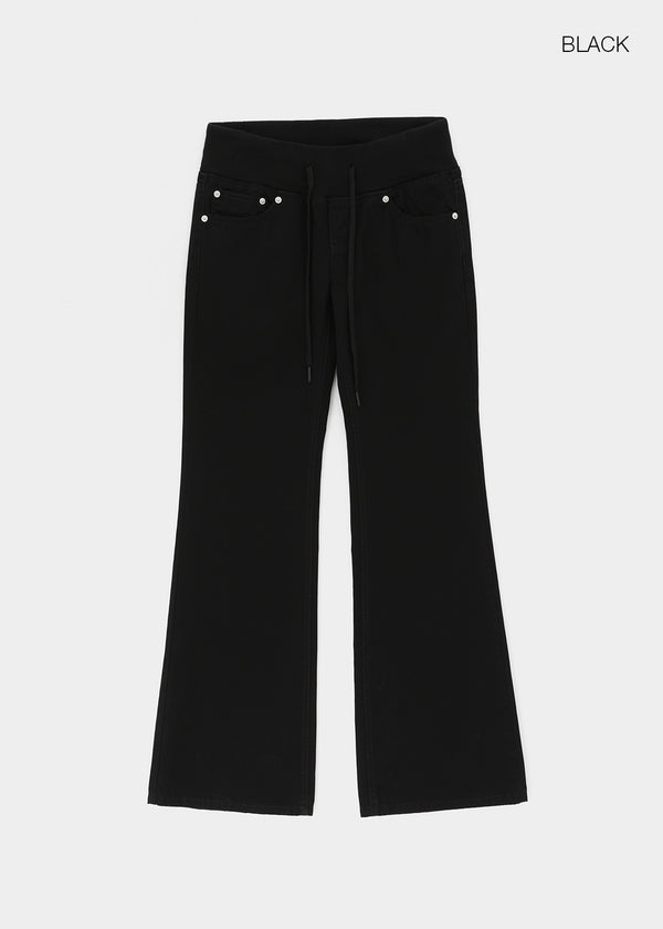 Maven Low-Waist Bootcut Banding Pants