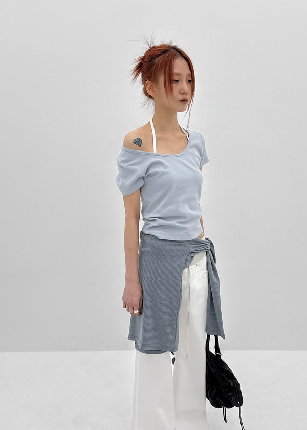 [MADE] Edina Wide U-Neck Short-Sleeve Tee