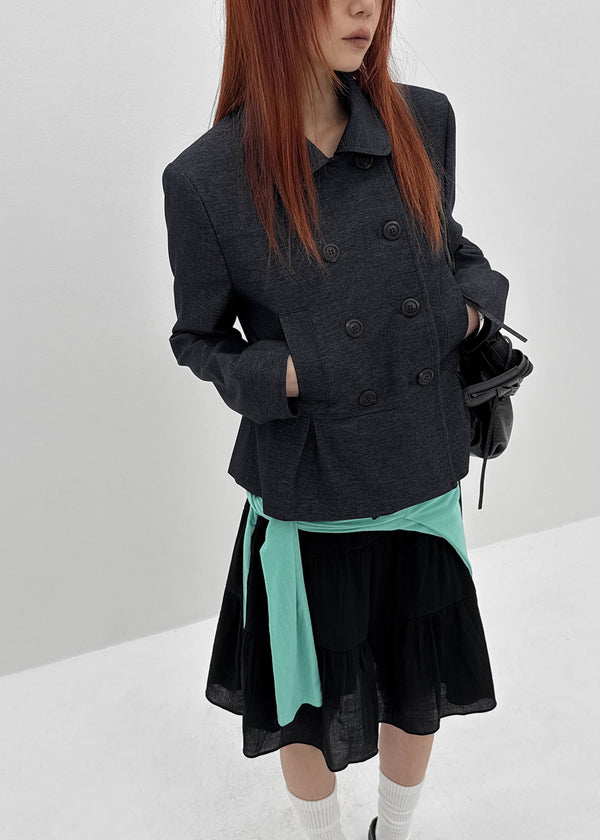 Levinno Flare Double Jacket