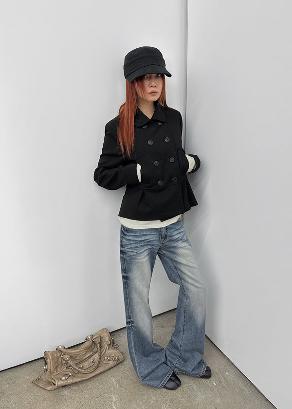 Levinno Flare Double Jacket