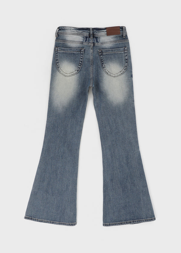 Terang Low-Waist Bootcut Denim Pants