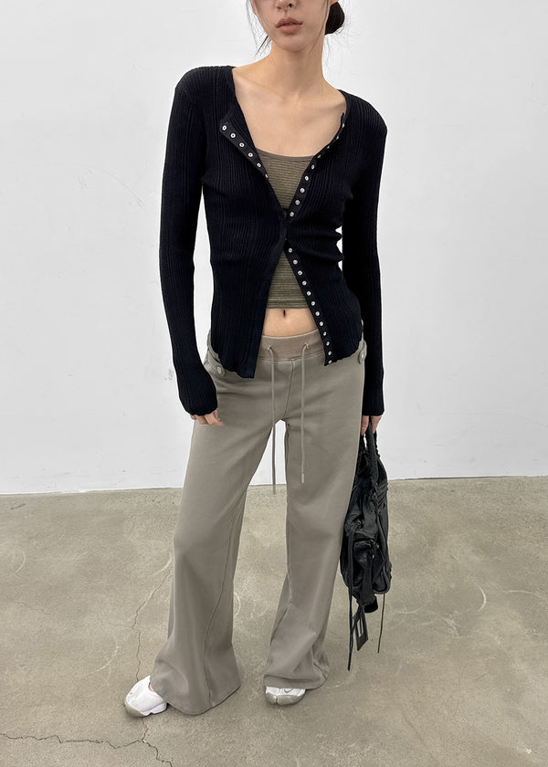 [MADE] Kihi Buckle Straight Banded Pants