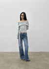 Pel Low-waist Bootcut Denim Pants
