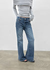 Pel Low-waist Bootcut Denim Pants